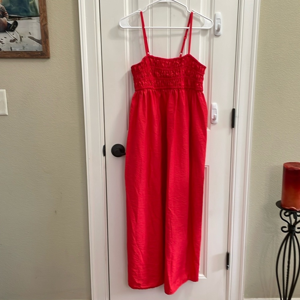a new day Red Midi Dress